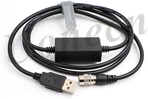 Plugue de dados USB UONECN para conector masculino hirose de 6 pinos para Sokkia para o Topcon Total