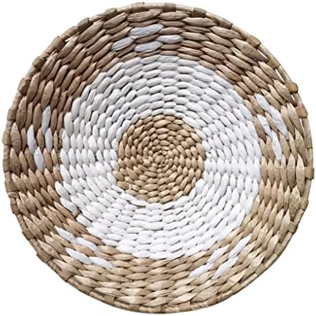 Cesta de parede de boho, cesta de parede de parede exclusiva Arte de parede de parede decorativa natural para a sala de