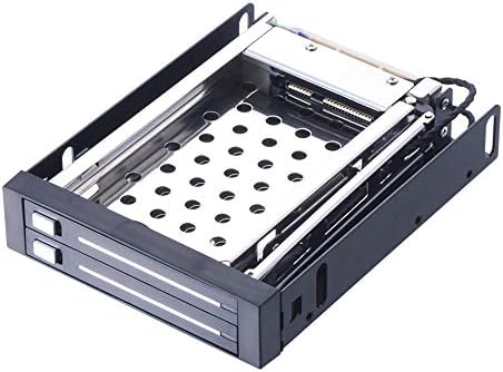 ERYUE Dual Bay 2,5 polegada III disco rígido HDD & SSD Caddy Caddy Interno Mobile Rack Rack Docking Station Swap Hot Swap