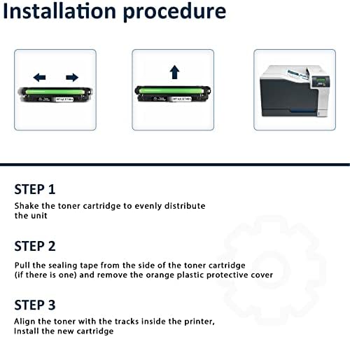 COTENIOG 4 pacote 307A Substituição de toner remanufaturada para HP 307A CE740A CE741A CE742A CE743A CP5225 CP5225N