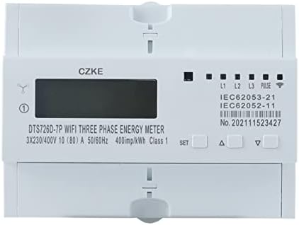 PCGV Single Fase 220V 50/60Hz 65A DIN WIFI WIFI SMART ENERGAR METER MONITOR DO MONITOR DE KWH WATTMETER