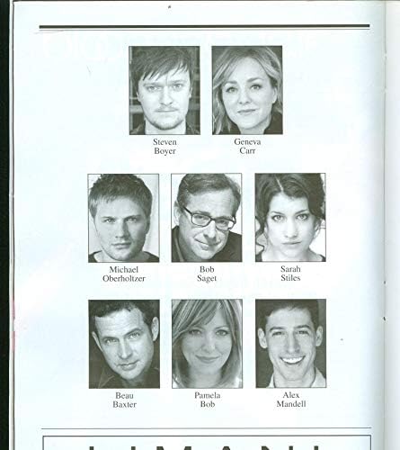 Mão para Deus, Broadway Playbill + Bob Saget, Steven Boyer, Geneva Carr, Michael Oberholtzer, Sarah Stiles