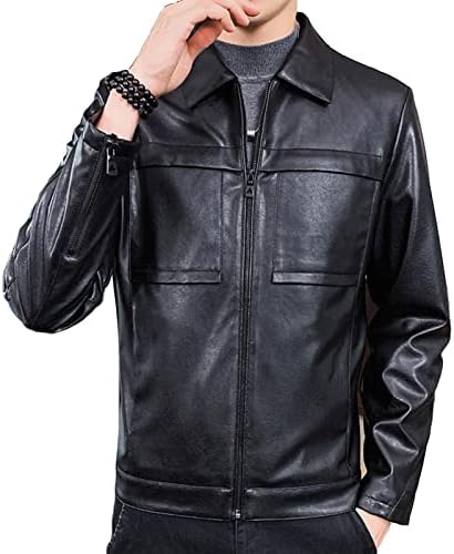 Jaqueta de Biker de Cambelas de Cambelão masculino masculino