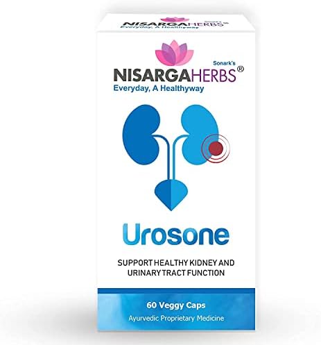 Pub nisarga ervas urosona, para distúrbios urinários do trato e função renal saudável - orgânico, ayurvédico e natural