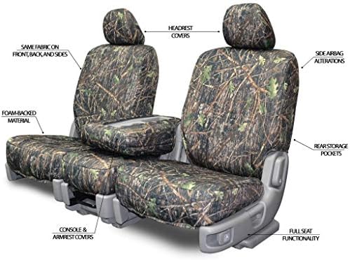 Capas de assento de ajuste personalizado para Ford F-150 60-40 assentos no estilo-Camuflagem oculta