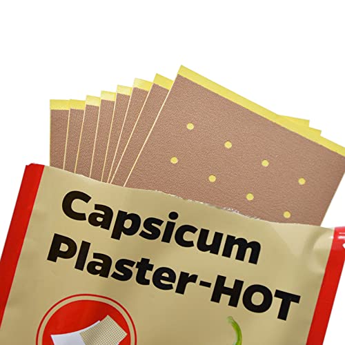 40pcs Capsicum Hot Capsicum, Patches de dor Capsaicina Térmica Extrato Chinesa Remover desconforto Muscular respirável adesivos