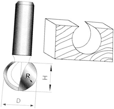 X-Dree Brill Brill Brill 4mm DIA PILL BALLING CABEÇA DE CABEÇA DE Madeira Ferramenta de Escultura de Madeira (Herramienta