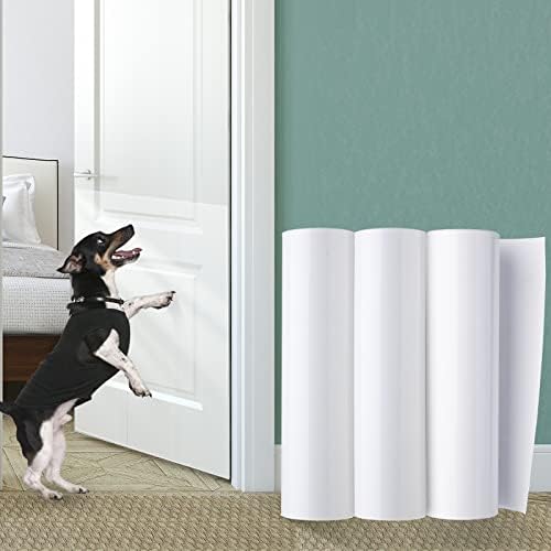 Protetor de portas de arranhões de cães, protetor de móveis para cães de gato, escudo flexível da garra da porta,