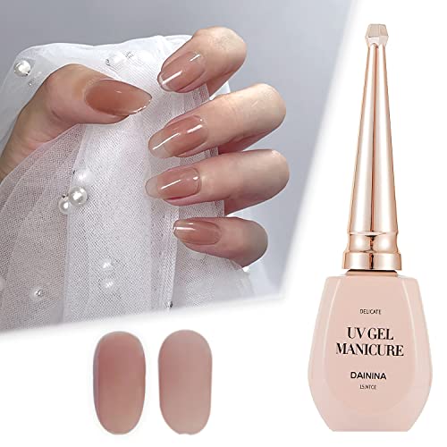 Kimglurs Gel Achanet Polish - Glass de vidro de geléia translúcida Purple UV LED polonês de gel natural Cores femininas sem crueldade