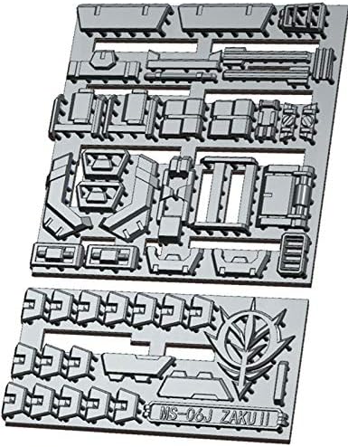 Detalhes de plástico Atualização de complemento se encaixa no hobby mg ms-06s zaku char vermelho/verde zaku 1/100 kit de modelo