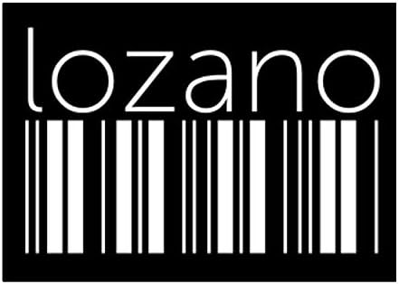 Teeburon Lozano Lower Barcode Sticker Pack x4 6 x4
