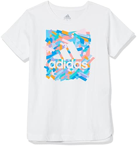 Camise de manga curta de meninas da Adidas