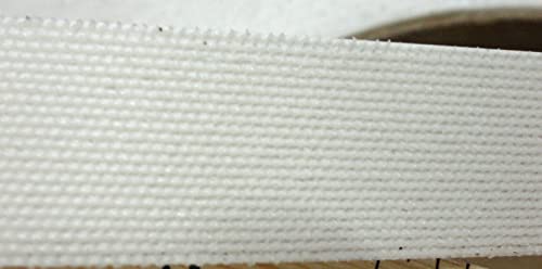 Banda de borda de PVC branca 7/8 x 120 com adesivo de fusão quente pré -fofo 1/40 de espessura