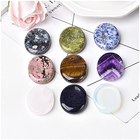 Heeqing AE216 1PC Natural Gemstone Healing Stone Mussagem Chakra Reiki Mineral Terapia Ornamentos de Terapia