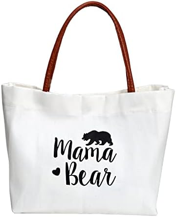 Mamãe Mama Tote Bag, presentes para mamãe, mamãe reutilizável para hospital, compras, pós -parto, viagem