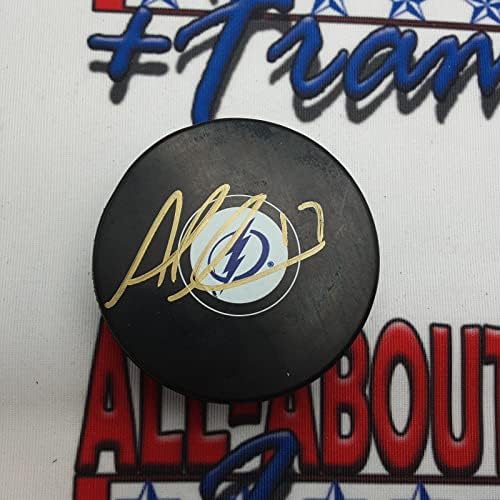 Alex Killorn Authentic assinado Hóquei Puck autografou JSA - Pucks autografados da NHL