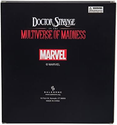 Marvel Studios: Doutor Strange no multiverso da loucura. Baseado em metal com conjunto de 6 pinos vem em uma caixa