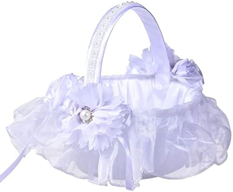 Jkuywx Wedding Lace Flor Basket