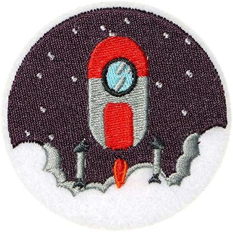 JPT - Spaceship NASA Retire o Galaxy Cartoon Bordado Apliques Apliques/Sew On Patches Badge Logo Cute