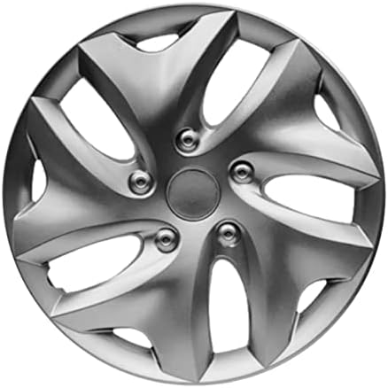 Conjunto de copri de tampa de 4 rodas de 4 polegadas Snap hubcap prateado encaixa alfa romeo