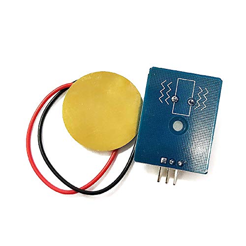 HILETGO 5PCS Sensor piezoelétrico Analog Analog Ceramic Sensor Module Piezoeletricity for Arduino DIY Kit