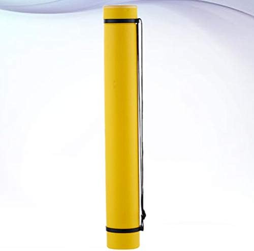 Tubo de pôster de pôster de nuobester Tubo de desenho expansível Recipiente de plástico com alça de ombro ajustável e resistência à luz Caso de transporte SZA Poster SZA Poster