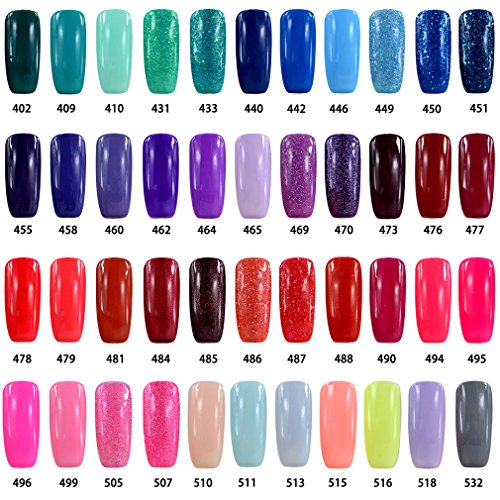 Vishine Soak-Off UV LED Gel Polish Nail Art Manicure Color 087