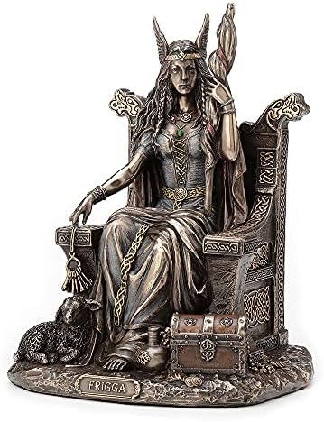 Projeto veronese deusa nórdica Frigga amor e presente de casamento para mulheres estátua resina a frio resina antiga bronze final