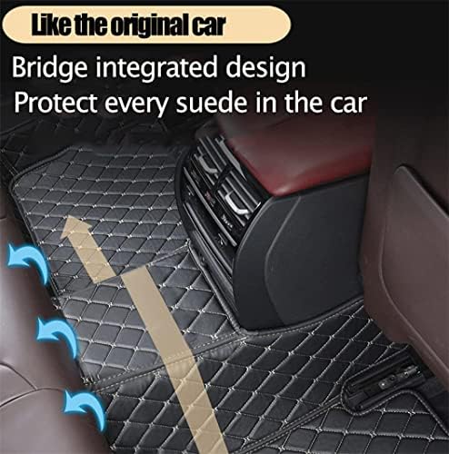 Yajomi Diamond Custom Car Floor Tapets Fit para 98% de carro Modelo de couro PU Couro para todo o tempo Caminhões cheios de proteção à prova d'água Carpettos automotivos Adicionar bolso