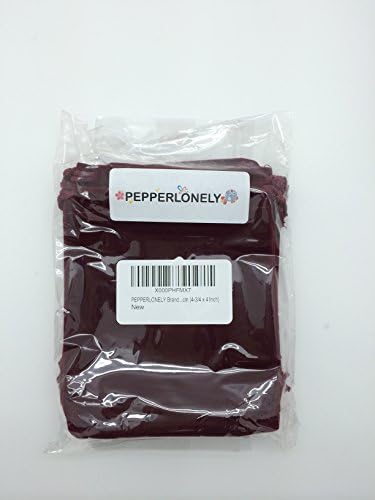 Pepperlonely Brand 10pc Bolsas de jóias de jóias de veludo vermelho escuro