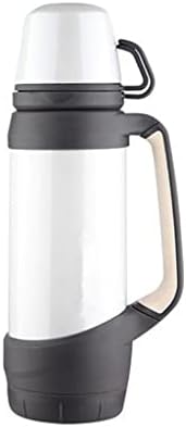 N/A 1,2L Thermal Kettle Tampa dupla de aço inoxidável A vácuo térmico grande capacidade Travel portátil chaleira esportiva garrafa térmica