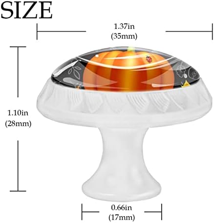 Tbouobt 12 maçanetas de armário de cozinha, botões de gaveta, botões de cômoda, puxadores de gaveta, gaveta da cômoda, maçanetas, folha de bordo de abóbora de ação de graças