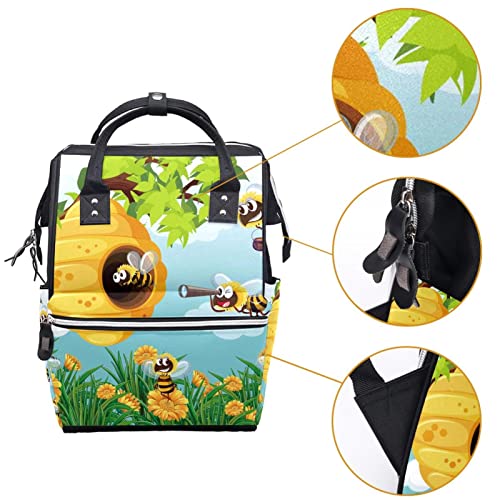 Melinhas de insetos fraldas de animais Bolsas de bolsas de mochila de mamãe de grande capacidade Bolsa de enfermagem de bolsa