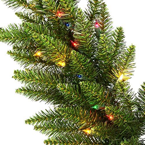 Vickerman 9 'Camdon Fir Artificial Christmas Garland, Mini Luzes Incandescentes de Dura -Litra -Litra