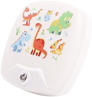 2 pacote - Cartoon Car e aeronaves LED Plug -in Night Light for Kids - Lâmpada de parede Tome cuidado para crianças do sono Sensor de luz Liberes noturnos controlados por bebê para enfermagem