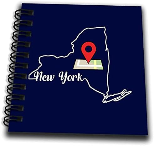 3drose visitando Nova York aqui Estado de esboço marcador de viagem - Livros de desenho