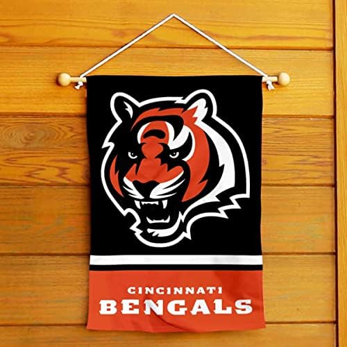 CINCINNATI BENGALS BENGAL CABRE LOGO JARDIM BANNER DO LIDO DO LIDADO