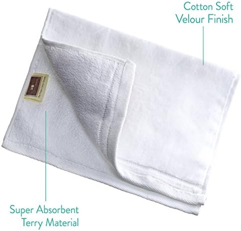 Toalhas monogramas dedilhadas, presente personalizado, 11 x 18 polegadas - conjunto de toalha bordada de prata 4 - Toalha bordada