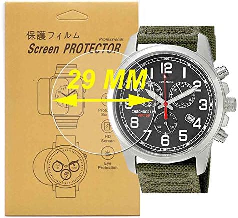 SINO-SKY [3-PCS] Universal Round Smart Watch HD Screen Protector, anti-arranhão, anticangingprint, bolhas sem bolhas