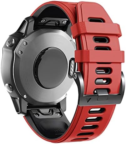 Cysue 26 22mm Oficial do mesmo parágrafo Strap Silicone Band para Garmin Fenix ​​6x 6 6s Pro 5x 5 Plus HR Enduro Rampa