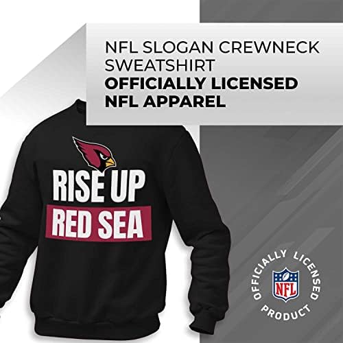 Sorto da tripulação do slogan da NFL, vestuário de slogan oficial, pullover de lã de lã para homens e mulheres