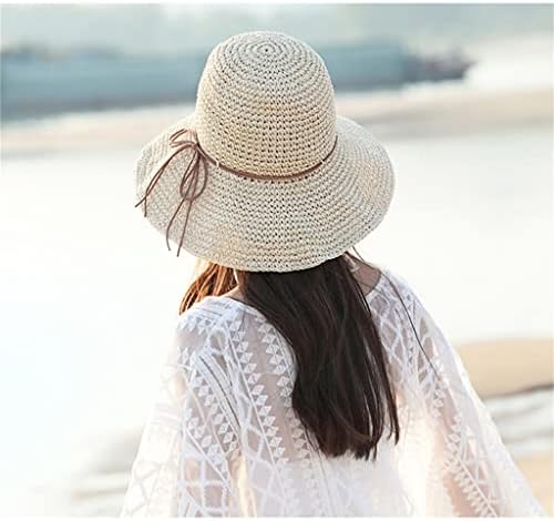 ZSEDP Mulheres chapéus de verão Chapéus para mulheres lady lady dobring Bow Beach Chapé