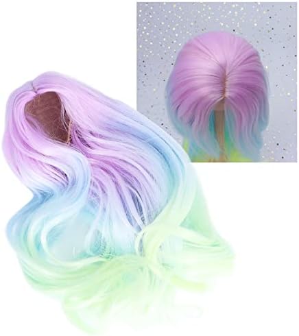 SD Doll Wig, peruca de cabelo de boneca resistente ao calor, bola de boneca de boneca de boneca cor de alta simulação