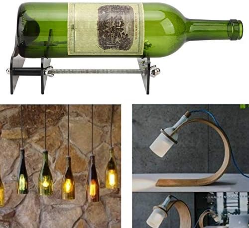 Cortador de garrafas de vinho, pacote de cortador de vidro de garrafa Diy Machine Diy Kit de acessórios de corte de cortador de garrafas de vidro, ferramentas de corte de vidro, ferramentas de corte de vidro