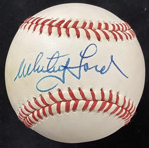 Whitey Ford assinou o beisebol Bob Brown Yankees Hof Autograph Presidente JSA - Bolalls autografados