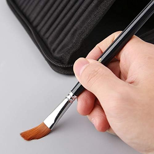 Zmdza 18 PCs/Definir pincel de pincel de madeira de pintura de madeira Paleta de pintura de canetas de desenho de