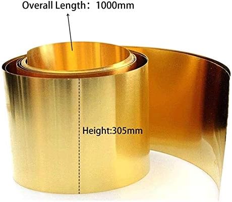 Yiwango Brass Metal Finel Placa de folha 0. 3mm x 305 mm x 1000 mm de cobre pura de cobre