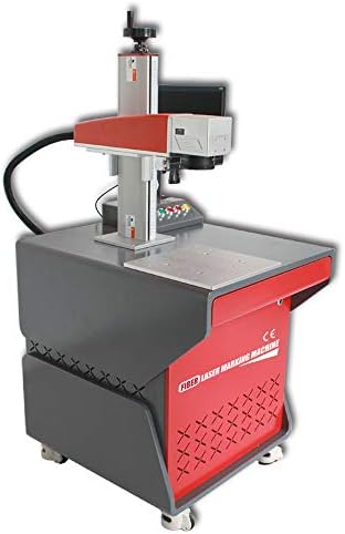 Máquina de marcação a laser a laser a laser de fibra JPT de desktop 50W, 150 × 150mm