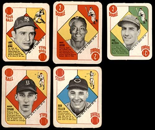 1951 Topps Red Back Baseball Completo Conjunto Ex/Mt+