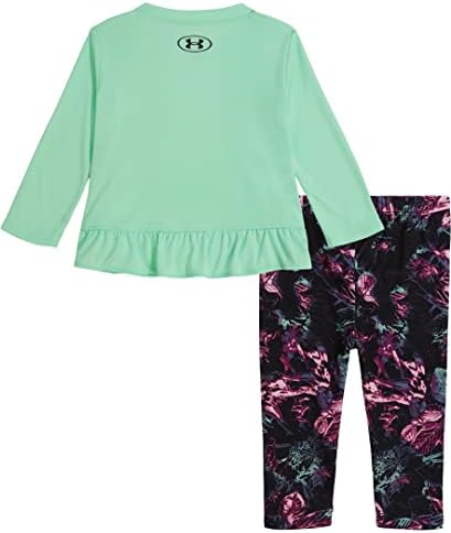 Under Armour Baby-Girls Sleeve e conjunto de leggings, alongamento durável e peso leve